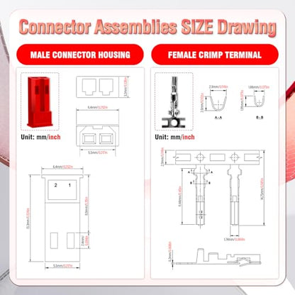 CQRobot JST SYP 2.5mm Pitch 2-Pin Electronic Computer Connector Adapter - size: 2P, style: SYP