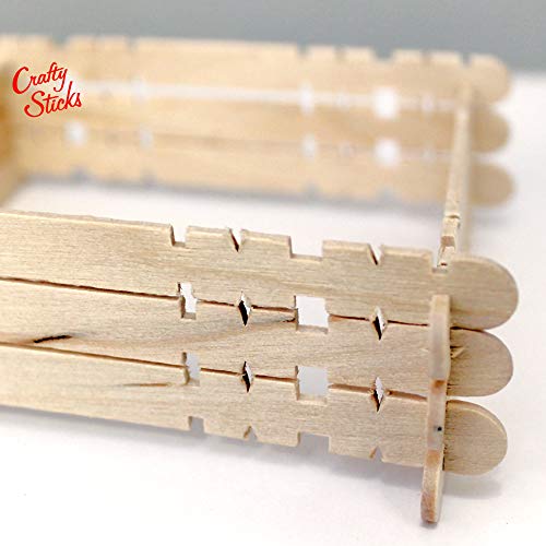 Birch Wood Craft Sticks, 1000 Pack, 4.5 Inch - color: Natural Wood