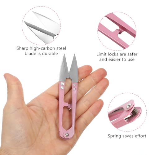 Mabor 6Pcs Snips Scissors for Sewing, High Carbon Steel Sewing Cutters