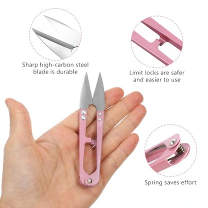 Mabor 6Pcs Snips Scissors for Sewing, High Carbon Steel Sewing Cutters
