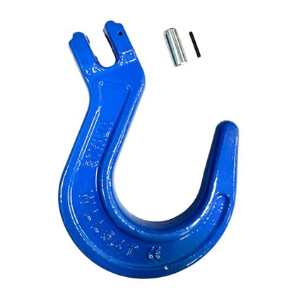 1/2" G80 Clevis Foundry Hook, 11905 Lbs 1 Pack 5.4t Working Load Limit Lifting Clevis Chain Hook for G80 Transport Binder Chain and Binder, Lifting Slings, Industrial Rigging【5.4t*1Pack】 - size: 1 Pack 5.4T