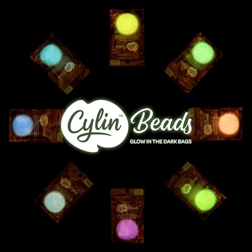 John Bead 25g Cylin Beads Violet Glow in Dark AB 11/0 Glass Cylindrical Seed Beads for Jewelry Bracelets Necklaces Earrings Making Embroidery - color: Violet Glow in Dark AB