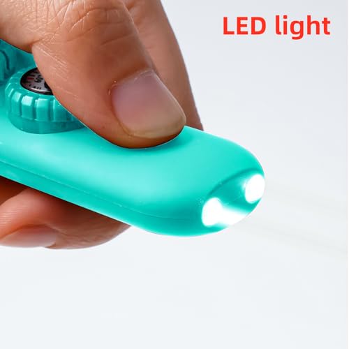 Emergency Survival Safety Whistle，Whistle for Kids with Lanyard,Compass,Thermometer,Ideal for Kayaking, Boating, Hiking, Camping, Climbing - color: TURQUOISE 2pcs