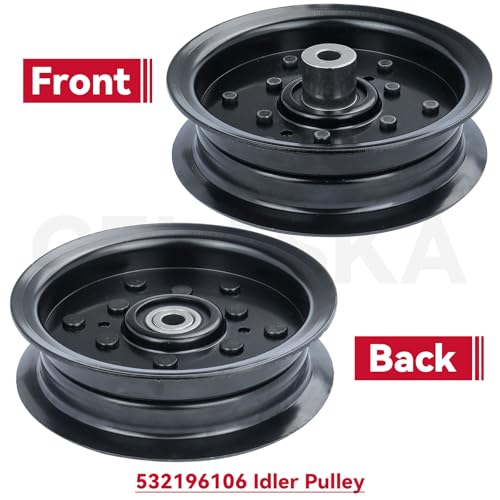 GELASKA 2 Pack 532196106 Husqvarna Idler Pulley with 532196104 Idler Pulley - color: A6 2x196106+1x196104