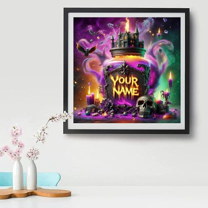 Halloween Diamond Art Kits for Adults - Magic Bottle Diamond Painting Kits - color: Diamond Art Kits-0918-5