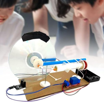 kowaku Electromagnetic Engine DIY Electric Model STEM Motor Kit Toy Assembly Set with PP Material and Simple Wiring Suitable for Kids Learning Parent Child