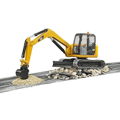 Bruder 02457 CAT Mini Excavator Vehicle Toys for unisex-children - style: Cat Mini Excavator
