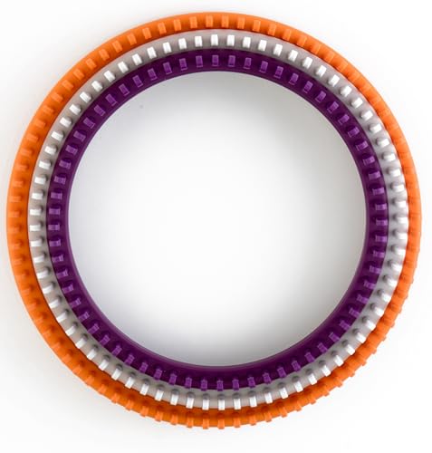 Authentic Knitting Board Premium Round Loom Set, Small Gauge Knitting Looms - style: Round