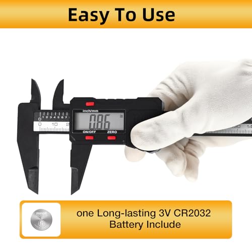 6 inch Digital Caliper Micrometer - color: Black