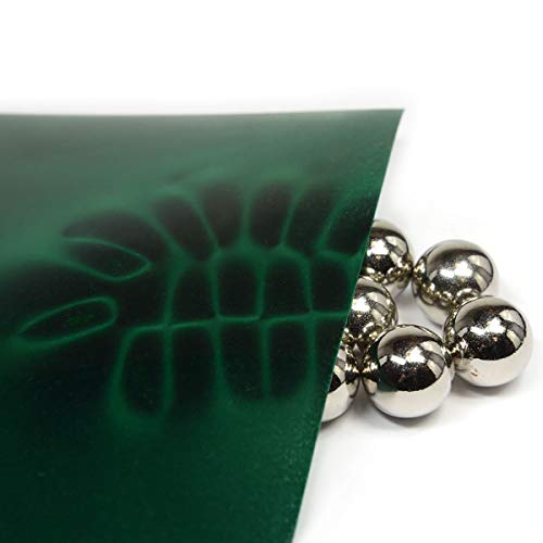Green Magnetic Viewing Film 4x6 | Cool Magnets Science Kit | Magnetic Field Detector & Visual Aid for Physics Education | Ideal for Research & Magnetism Demonstrations - size: 4 x 6", style: Green Film