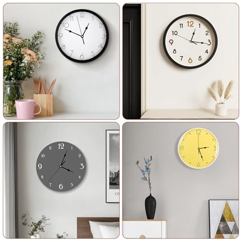 Clock Mechanism Replacement Kit, Quartz Clock Movement Replacement with 2 Pairs Clock Hands, Battery Clock Replacement Mechanism Include Clock Hands DIY Repair Parts(Total Shaft Length 26mm) - size: Shaft Length 11/32 inch