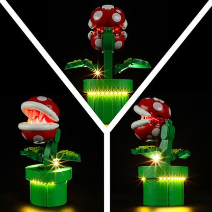 LED Light Kit for Lego 71426 Piranha Plant Set, Compatible with Lego 71426 Building Blocks Model(Not Include Blocks Set) - style: 71426 Piranha Plant Set