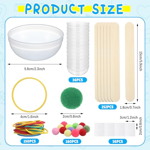 Foilswirl 36 Sets Stem Catapult Building Kit DIY Stick Catapults Craft Kits for Kids Classroom Educational and Learning Activities Camp Crafts Supplies(Colorful) - color: Colorful