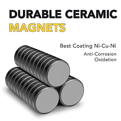 TRYMAG Magnets for Crafts Science Education Magnets Magnetism Kits 70Pcs - size: 18x5mm-70Pcs