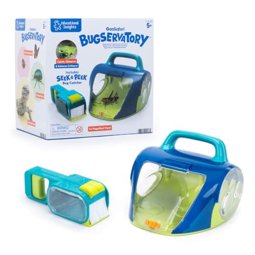 Educational Insights GeoSafari Bugservatory Humane Bug Catcher Kit for Kids