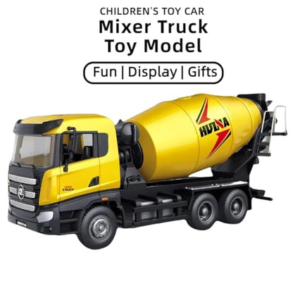 Die Cast All-Metal Concrete Mixer Truck Model 1:50 Scale - Highly Detailed Construction Toy, Perfect for Collectors and Display, Durable Alloy Material, Ideal Gift - style: Mixer Truck model