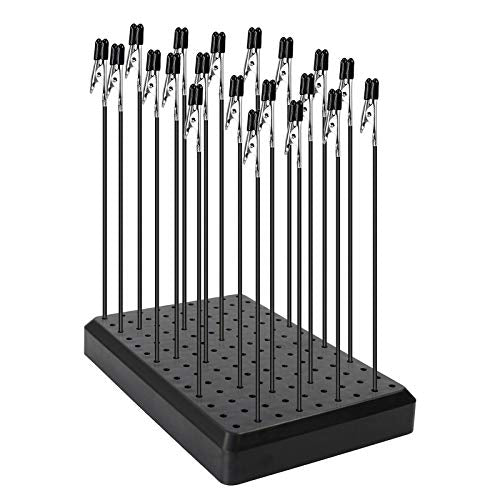 GJJC09B 1PC Painting Stand Base and 20PCS Alligator Clip Stick Set Modeling Tools for Airbrush Hobby Model Parts New - style: 1PC