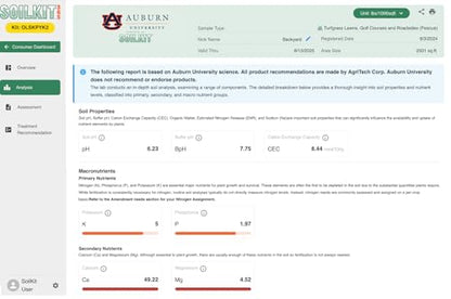 Soil Test Kit Powered by Auburn University | Alabama Resident | Discover Lawn, Garden and Food Plot Needs | Professional Custom Fertilizer Prescription for Your Yard or Garden Needs