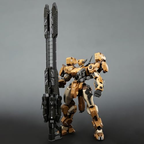 Pipigirl 1/100 Plastic Mecha Action Figures Kits, Caracal, 8.5 in High, Model Kits to Build, Easy to Assembly Mecha Model - color: Caracal