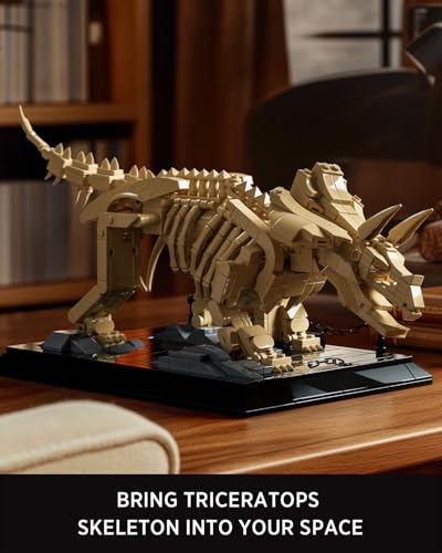 Nifeliz Triceratops Dinosaur Fossil Building Set, NF10351