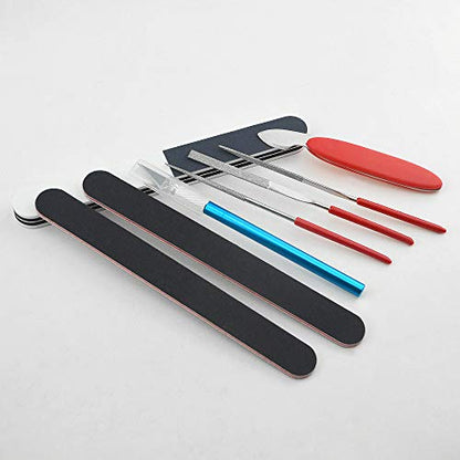 18Pcs Modeler Basic Tools Craft Set for Gundam Model Tools Kit with Plastic Box for Model Assemble Car Hobby Model Building Repairing and Fixing DIY Craft Kit