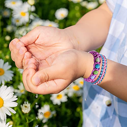 DDAI Arts and Crafts for Kids Age 8-12 Friendship Bracelet Making Kit for Girls - Best Birthday Gifts Ideas for Girl 7 9 10 11 Year Old - Popular Bracelets String Maker Toys Set - color: Purple