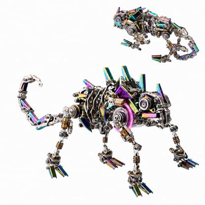 3D Metal Puzzle for Adults,Chameleon Puzzle Building Set，3D Metal Model Kit, Brain Teaser Puzzles DIY Assembling for Stress Relief - High end Men's Gift - style: Chameleon