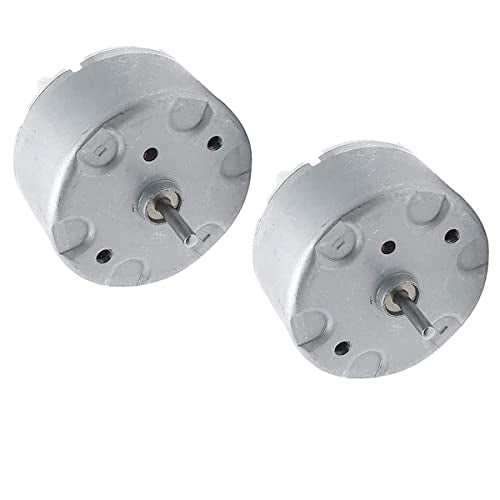 RF-500TB-14415 Mini Electric DC Motor 1.5V-5V 2700RPM DC Motor 32mm Diameter Motor, Pack of 2 - style: RF-500TB-14415