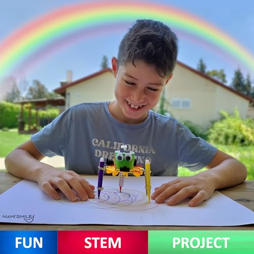 DIY STEM Toys Arts and Crafts for Boys, Space Night Light Kit for Kids 5-12 - color: Blue- Space