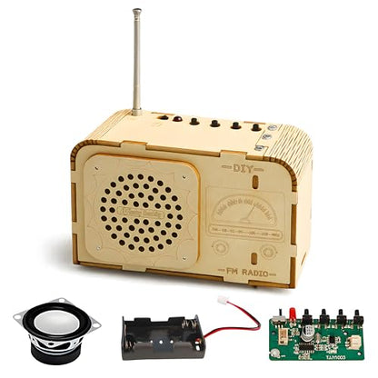 FM Radio Kit for Kids 8-13, DIY STEM: Build Your Own Real Radio