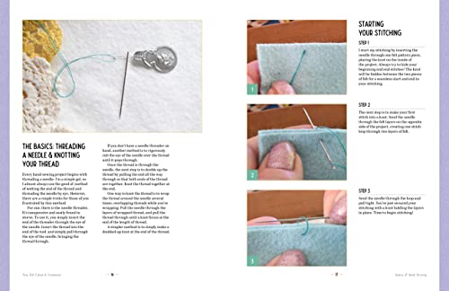Tiny Felt Cuties & Creatures: A step-by-step guide to handcrafting more than 12 felt miniatures--no machine required (Sew Cute!, 2)