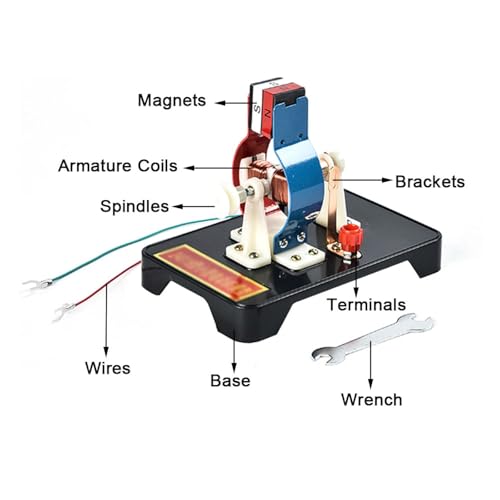 TopHomer DIY Simple Electric Motor 3V 6V DC Model Assemble Kit for Electronic Enthusiasts and DIY Beginners