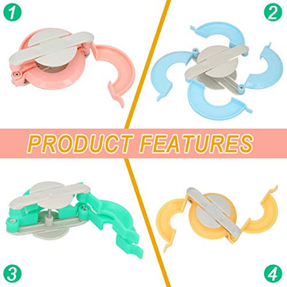 Zhaoyao Pompom Makers 4 Size Pom Poms Maker Tool Set - color: Pompom Makers with Cutter Scissors