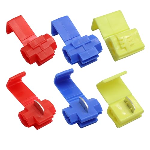 60 Pack Snap Electrical Wire Connectors Solderless