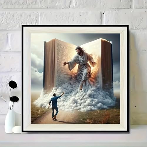 BYGFHLYW Diamond Art Painting Kits for Adults, Jesus 5D Diamond Painting - color: JK533-1