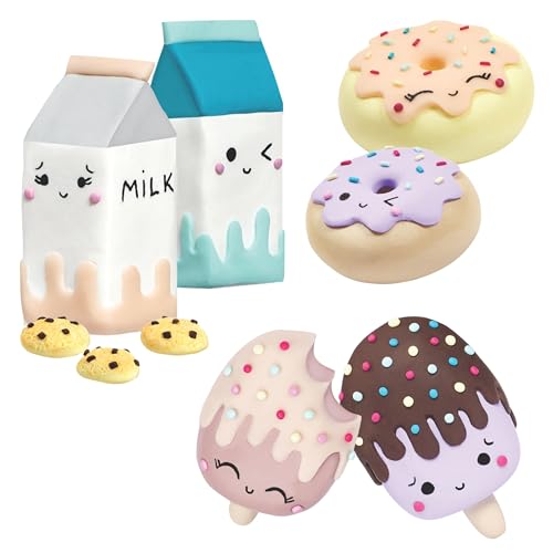 STAEDTLER FIMO Soft Polymer Clay Set: Foodie Fun, 12 Half Blocks, Sculpting Tool and Marker - Oven Bake Modeling Clay, Arts and Crafts for Beginners - style: Foodie Fun