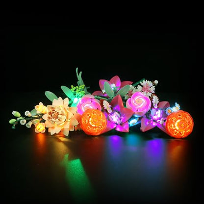 YEABRICKS LED Light for 10342 The Botanical Collection Pretty Pink Flower Bouquet Building Blocks Model (Building Set NOT Included) - style: Only Light Pretty Pink Flower Bouquet