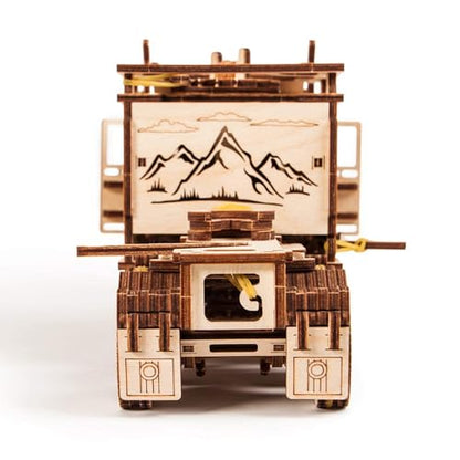 Wood Trick Big Rig Truck 3D Wooden Puzzles for Adults to Build