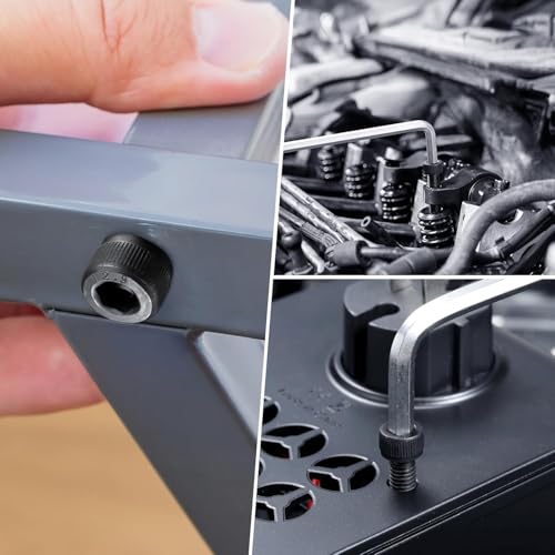 2196Pcs M2 M3 M4 M5 Screws Assortment Kit,Hex Socket Head Cap Screws Bolts Nuts Washer Set,12.9 Grade Alloy Steel,Black Oxide for 3D Printer,DIY Project - size: M2/3/4/5 2196PCS Socket Black