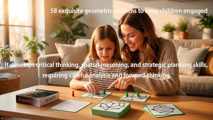 Original Strategy Board Game - 58 Unique Puzzles, Boost Logic and Problem Solving Skills, 1-2 Players, Easy-to-Learn Rules with 58 Challenges from Easy to Expert, Ages 8+, Educational fidget Game