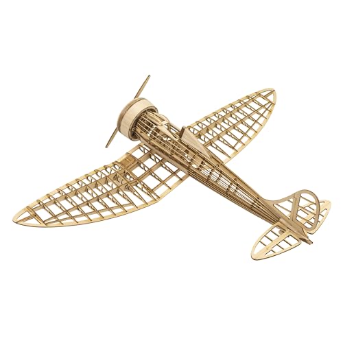 Viloga 3D Wooden Puzzles Airplane 1:31 KA-14 Fighter, Laser-Cut Balsa Wood Airplane Kits to Build for Adults, Perfect Static Model Airplane Puzzles for Men Christmas Gift