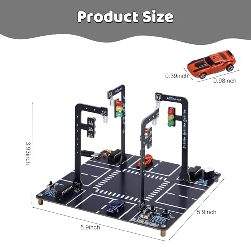 MIOYOOW LED Traffic Light Soldering Kit, STEM Electronic Project for School