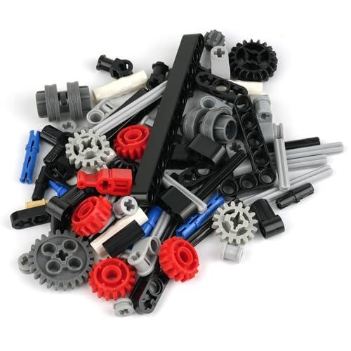 MOC 4-Speed Manual Transmission Gearbox Model Kit, DIY Functional Building Blocks, Compatible with Technical M Motor 8883/103739, Adult Engineering