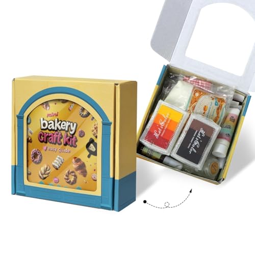 iLAND Crafts for Teens 14-16 Adults Bakery DIY Clay Art Kit, Birthday Gifts - style: Clay Bakery w/ Spotlights