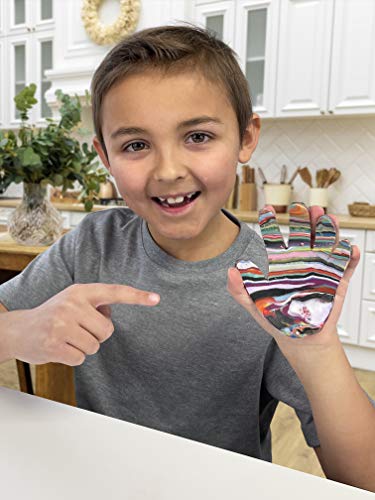 Hapinest Make Your Own Clay Handprint Bowl Kit for Kids, Art and Crafts for Boys & Girls, Kids DIY Craft Kit, Clay Bowl Handprint Kit for Kids, Handprint Kit Clay Craft Kit Ages 6 7 8-12 & Up