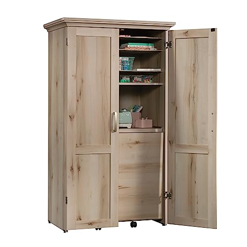 Sauder Miscellaneous Storage Craft & Sewing Armoire, Pacific Maple finish - color: Pacific Maple
