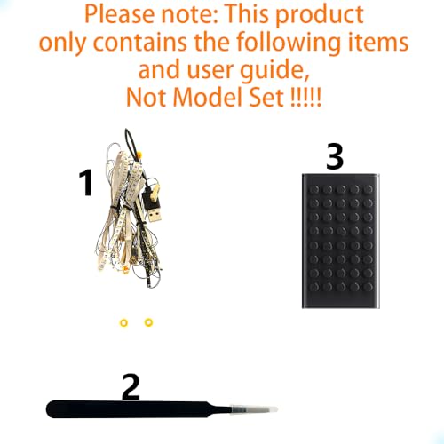 GEAMENT LED Light Kit Compatible with LEGO Notre Dame de Paris - Lighting Set for Architecture 21061 (Model Set Not Included) - style: For 21061