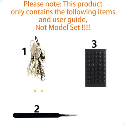 GEAMENT LED Light Kit Compatible with LEGO Notre Dame de Paris - Lighting Set for Architecture 21061 (Model Set Not Included) - style: For 21061