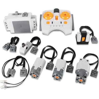 WEERSHUN 9-in-1 Motor Kit Compatible with Most Stud Building Blocks, Motor Set with Powerful Motors, Advanced Remote Control, Wide Compatibility