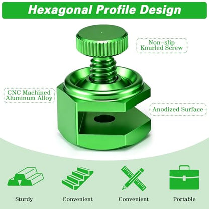 4 Pack Stair Gauge Set, Layout Tool for Framing Square, Green - color: Green